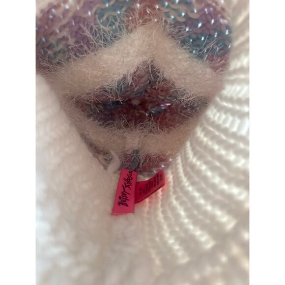 Betsey Johnson beanie hat winter wear snow bunny one size mint condition - Picture 4 of 6